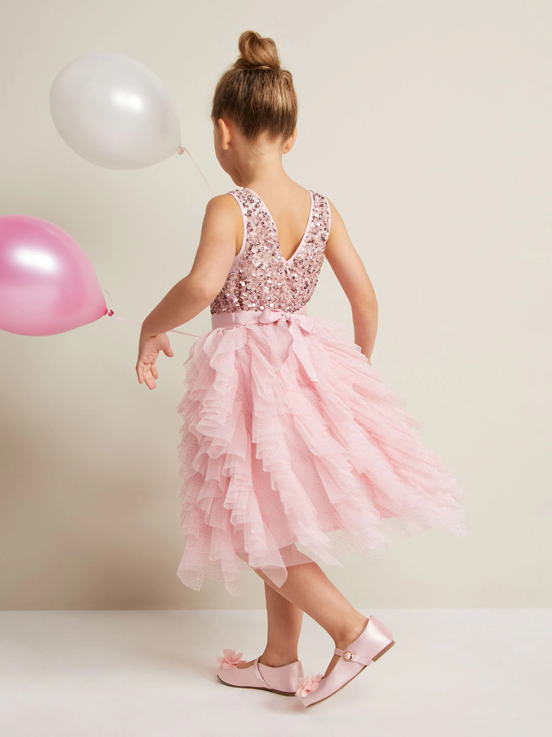 Phase Eight Andrina Sequin Ruffle Dress