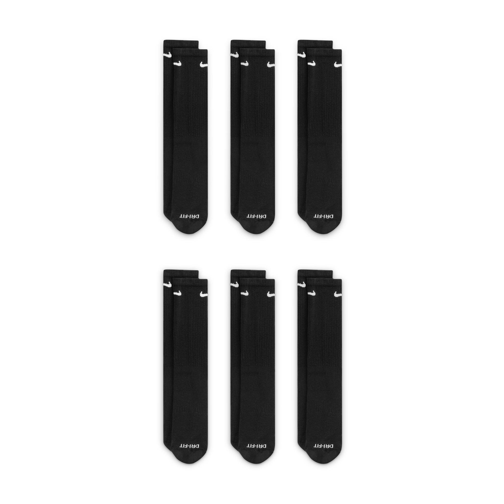 Nike Everyday Plus Cushioned Training Crew Socks (6 Pairs)