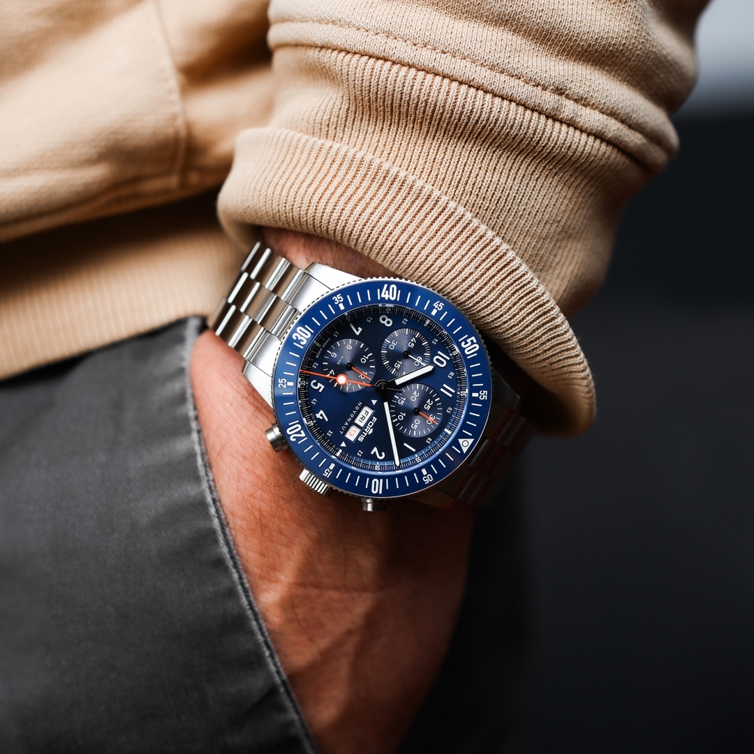 Fortis Novonaut N-42 Cobalt Blue