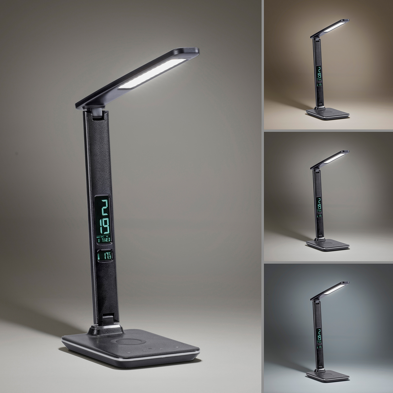 LED-Schreibtischleuchte - schwarz - dimmbar