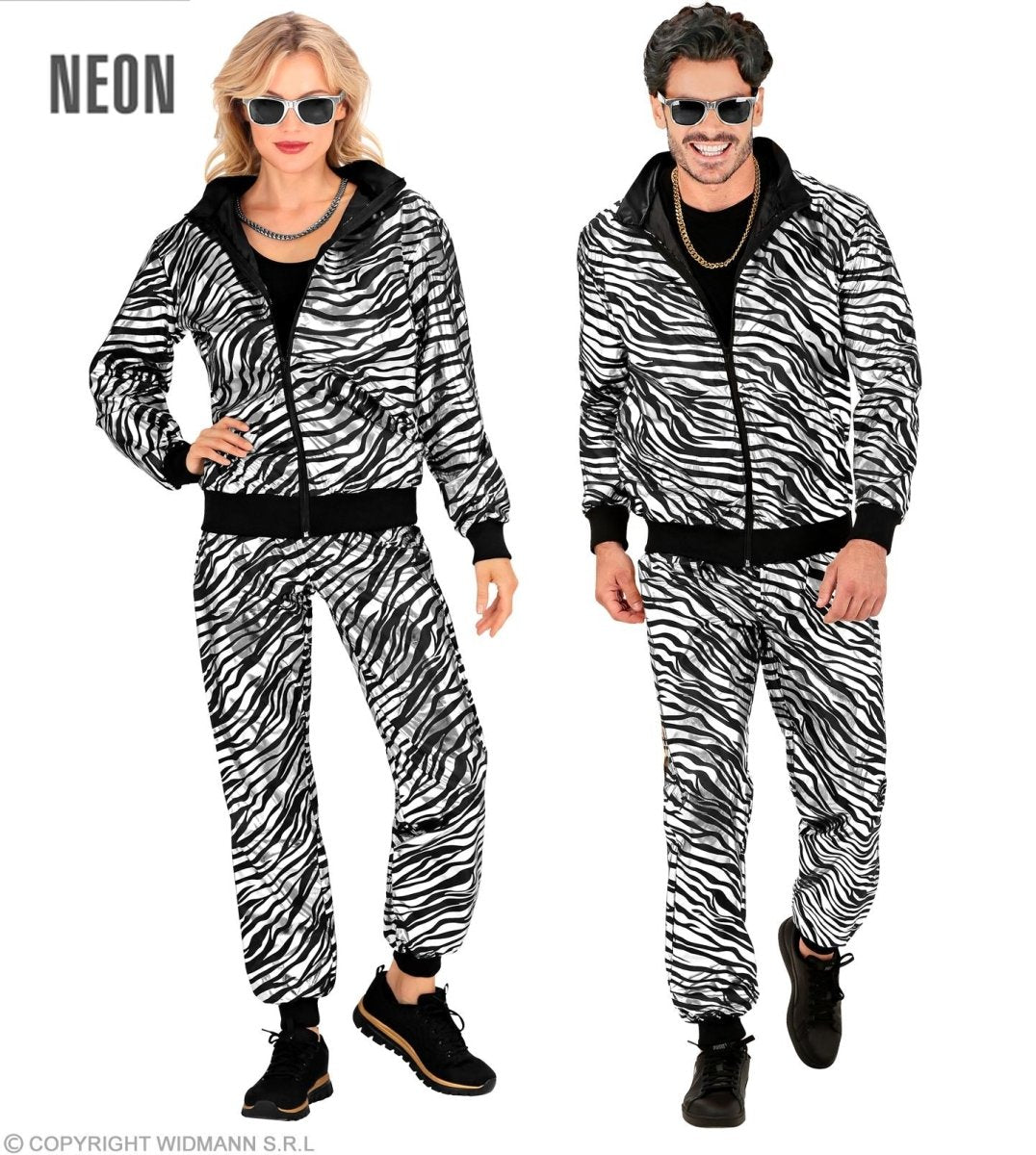 Zebra Trainingspak Fout Zilver