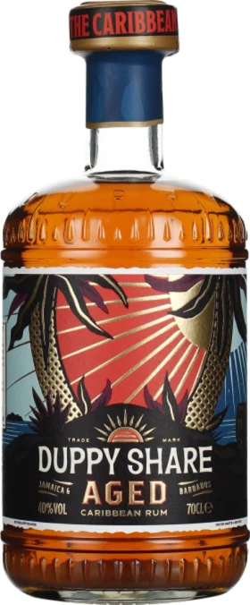 DUPPY SHARE AGED CARIBBEAN RUM 70CL