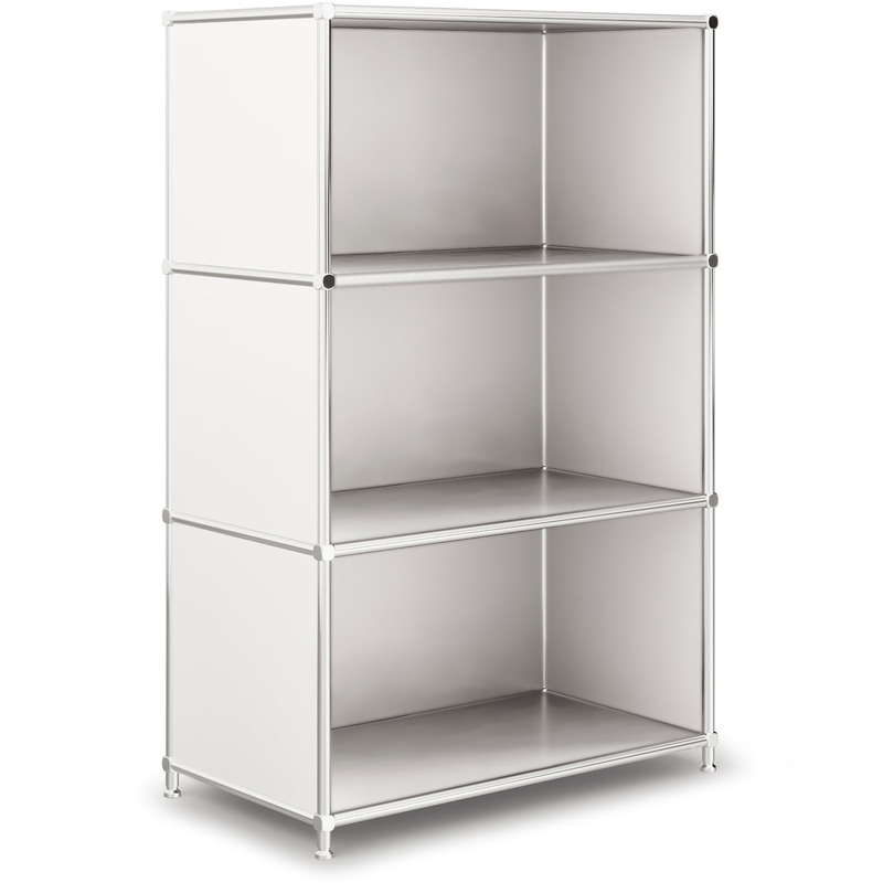 Highboard VEROM, 3 Fächer, weiss