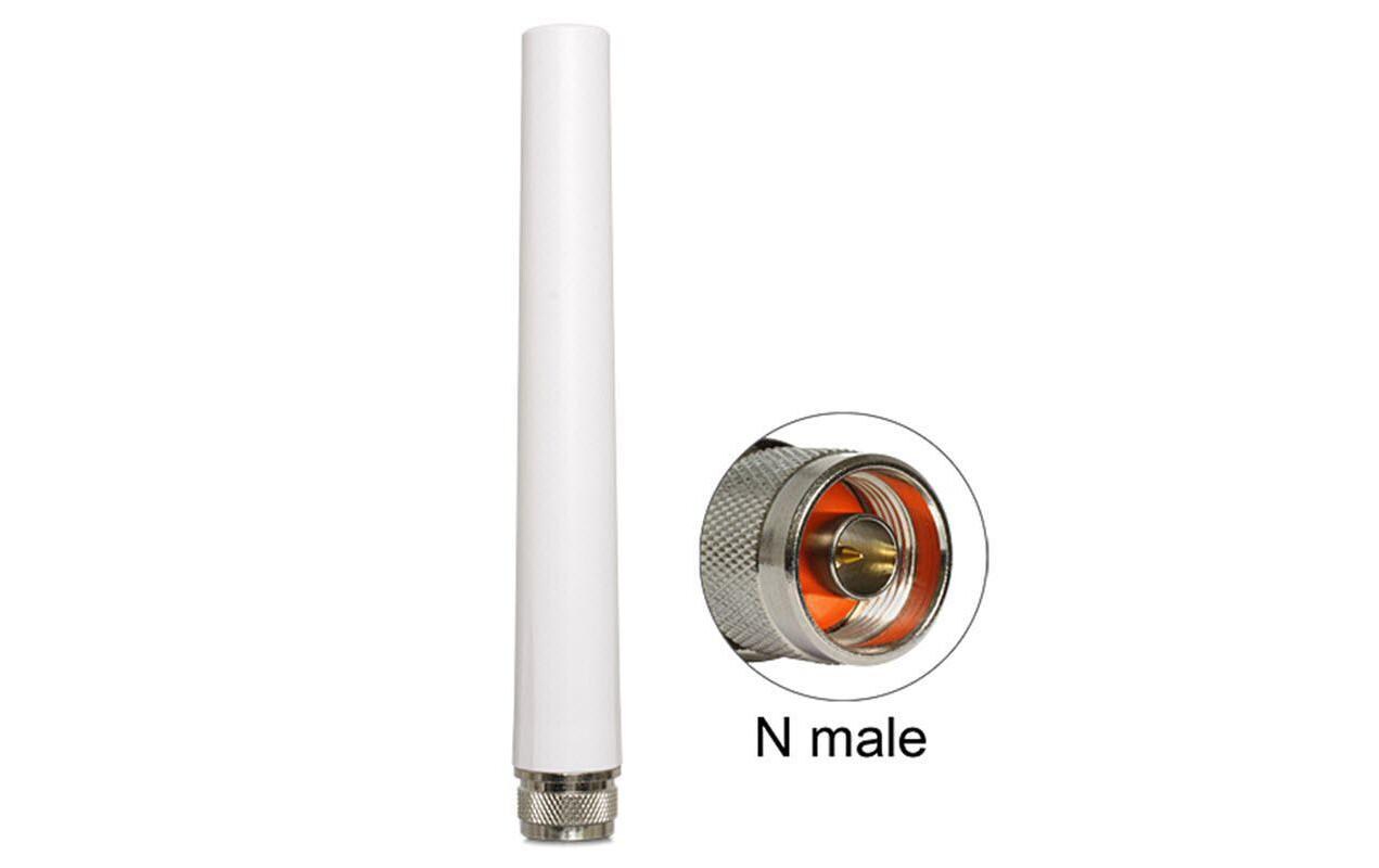 WLAN-Antenne 17 cm 2.4 GHz N-Type 2 dBi RundstrahlWLAN-Antenne mit N Stecker, omnidirektional