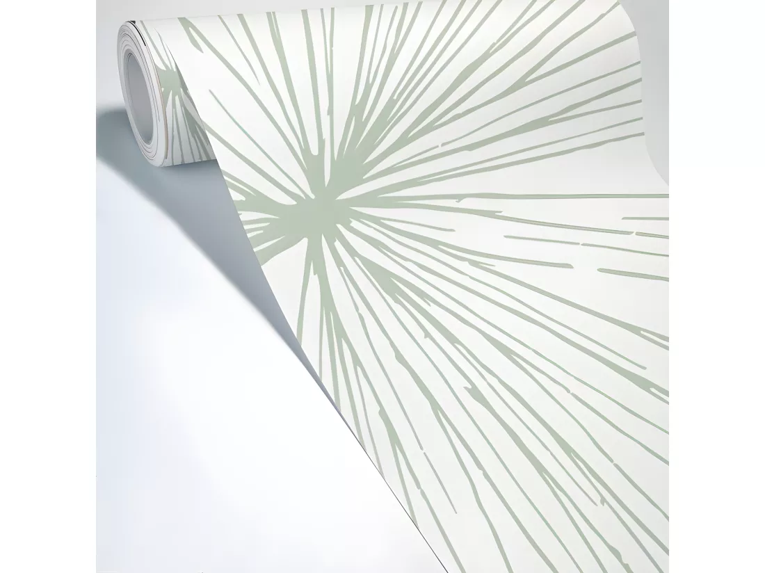 Papier Peint Panoramique L336xH270cm - Lämnar Vert - Papier intissé 150gr/m2