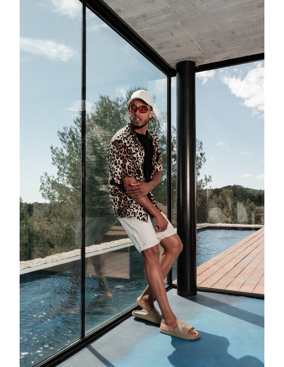 pepe jeans claquettes homme beach slide kaki