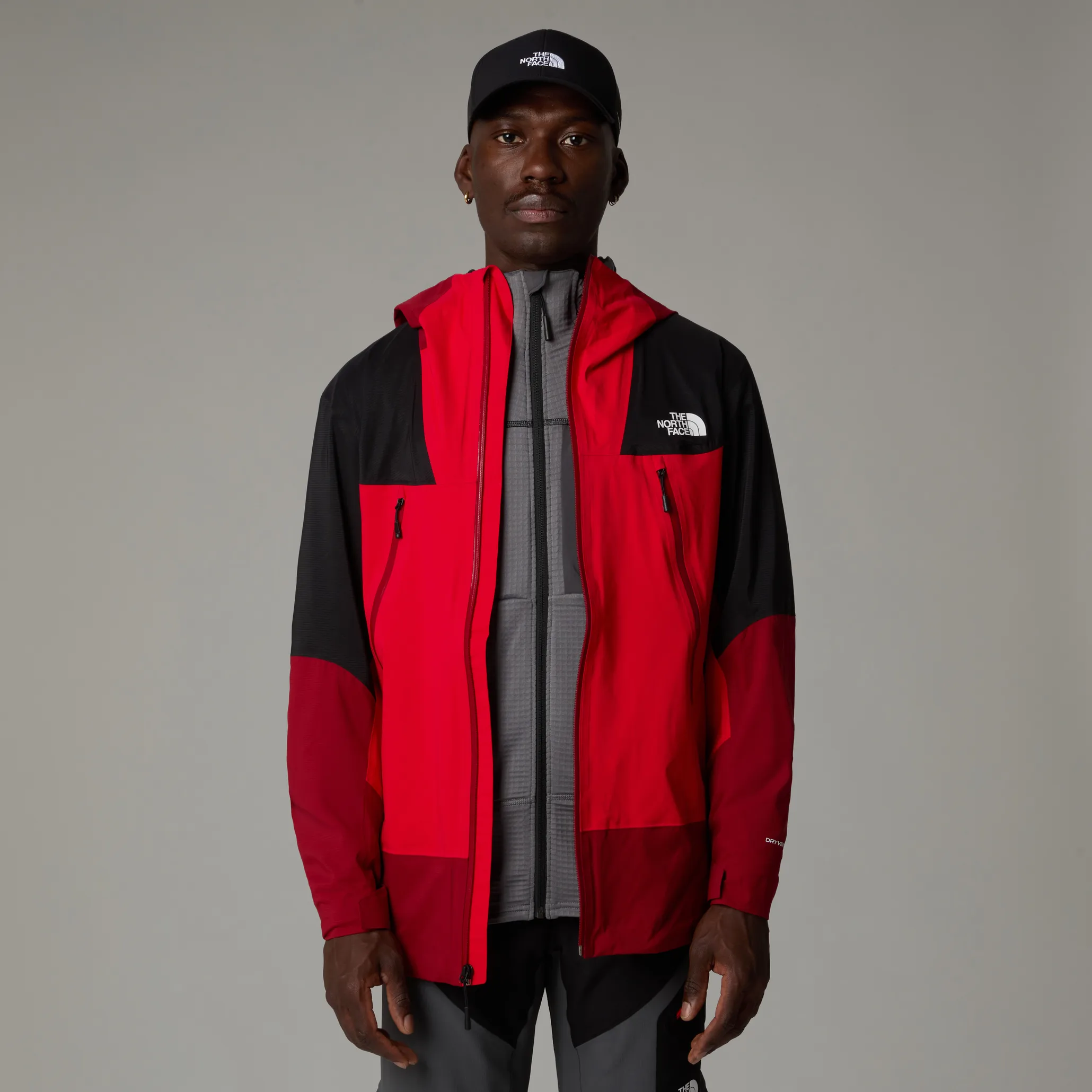 The North Face Men's Signal 2.5-Layer DryVent High Risk Red/Garnet Red/TNF Black