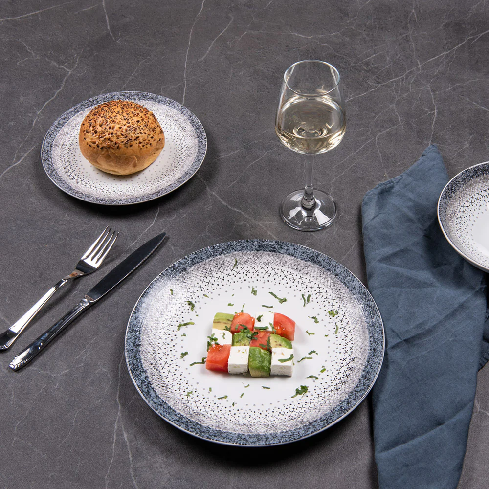 Assiette creuse Stella 19 cm (lot de 6) Table passion