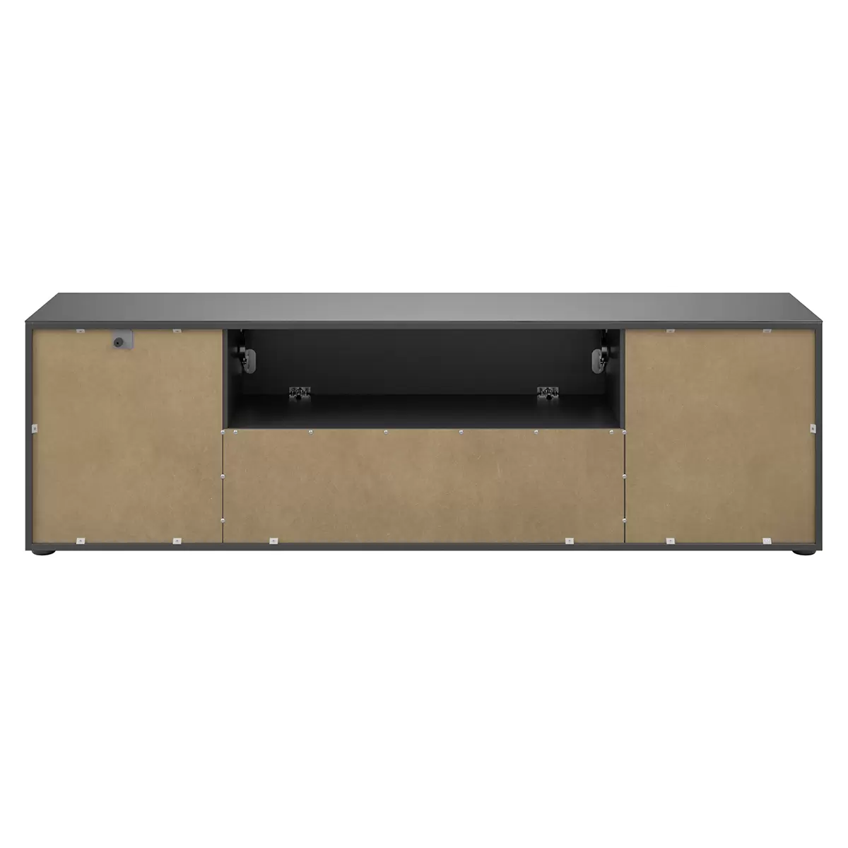 Lowboard 2T1K1S Style Schwarz