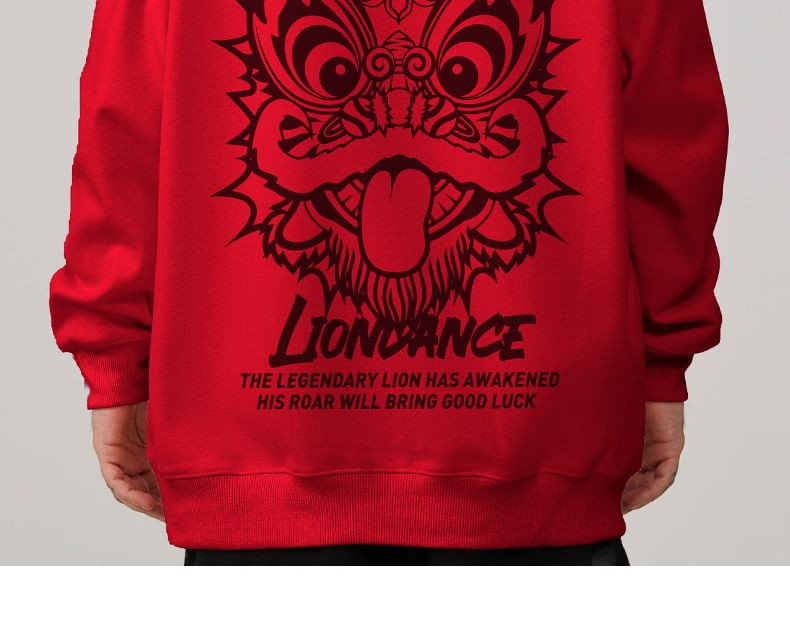 Cowpow - Cartoon Print Hoodie