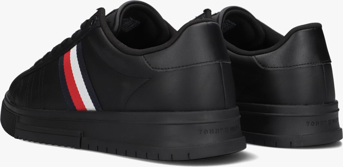 TOMMY HILFIGER zwarte tommy hilfiger lage sneakers supercup