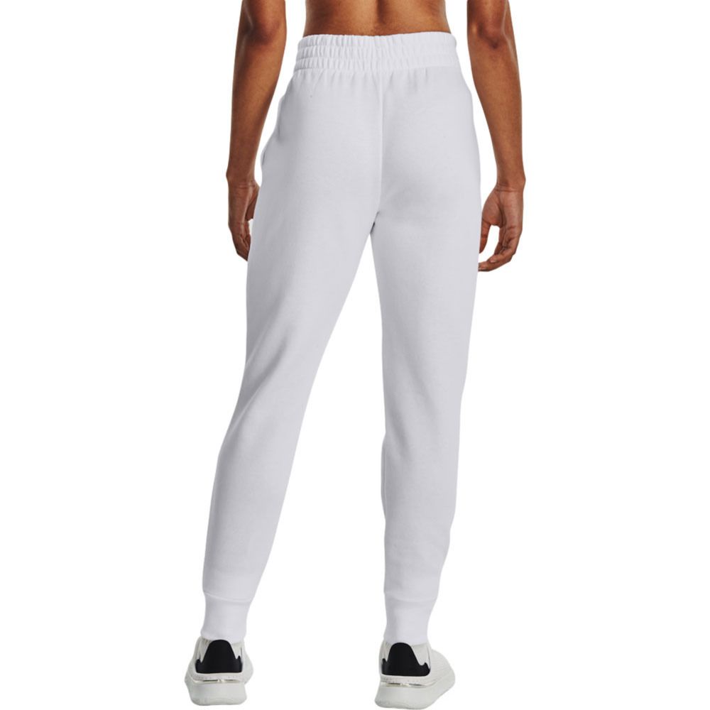 Under Armour RIVAL FLEECE - Jogging Femme blanc