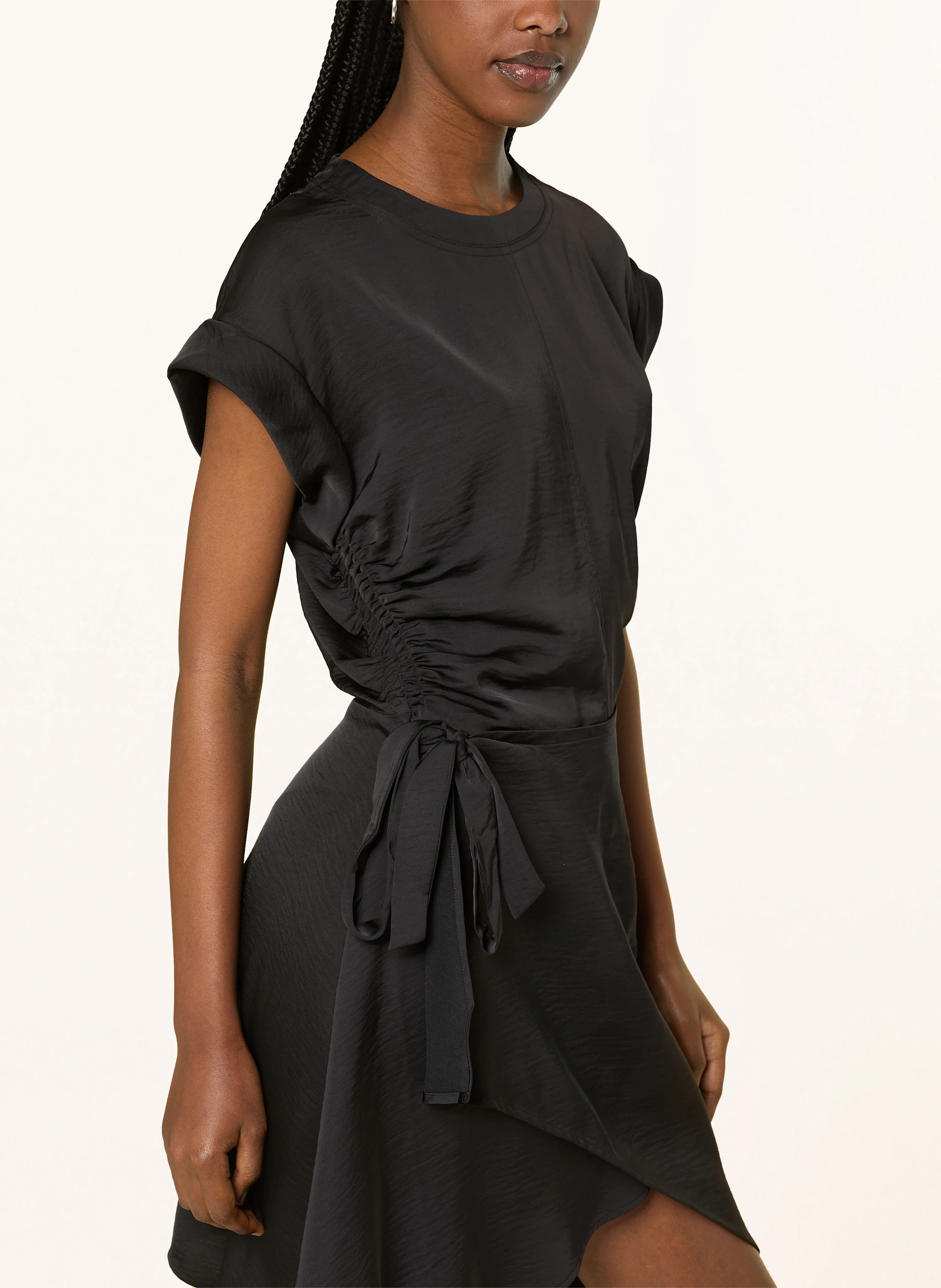 ALLSAINTS Kleid RIKO in Wickeloptik