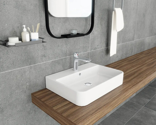 form&style wastafel SAVAII 55,5 x 40 cm wit glanzend