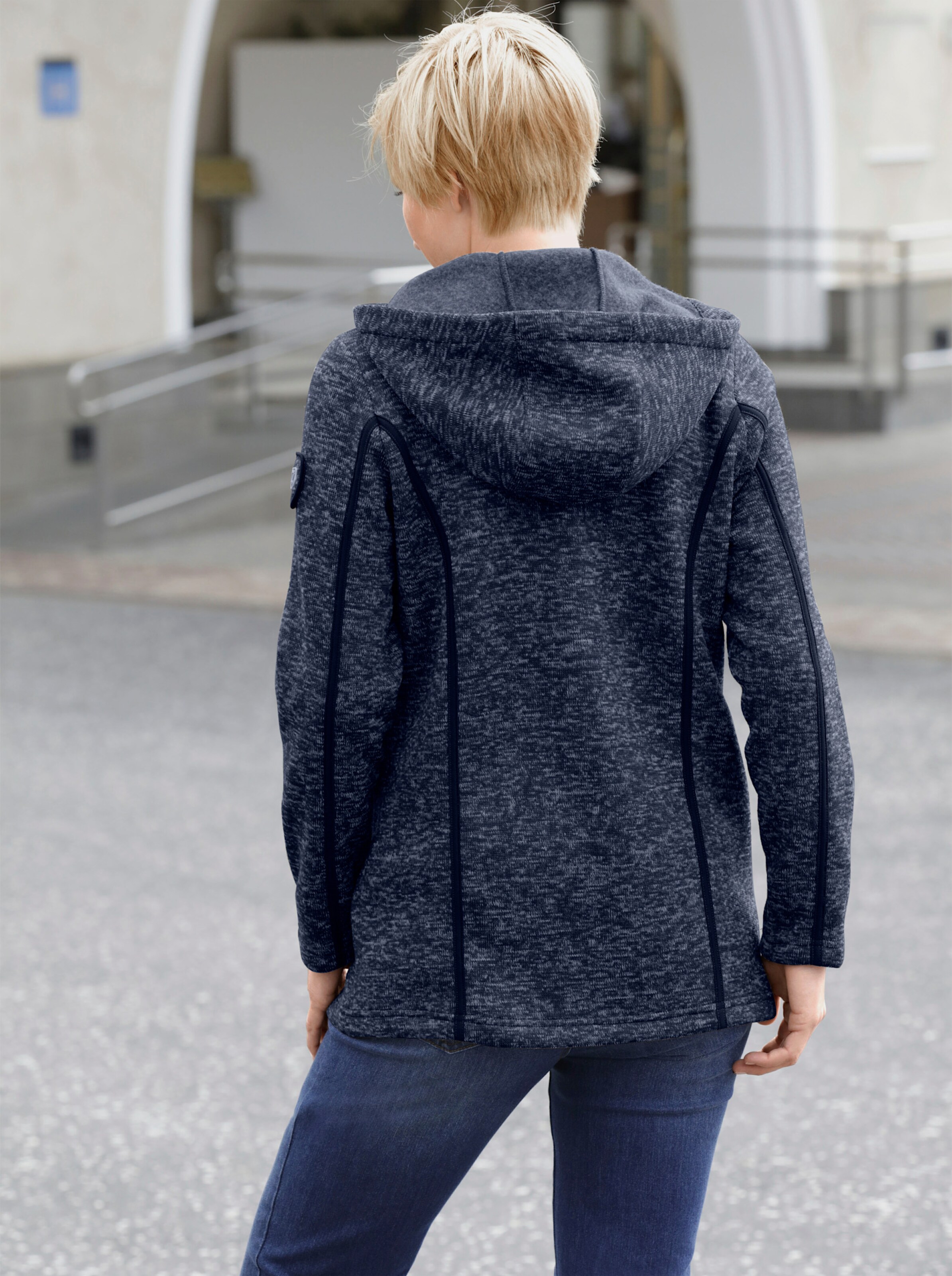 Kapuzenfleecejacke