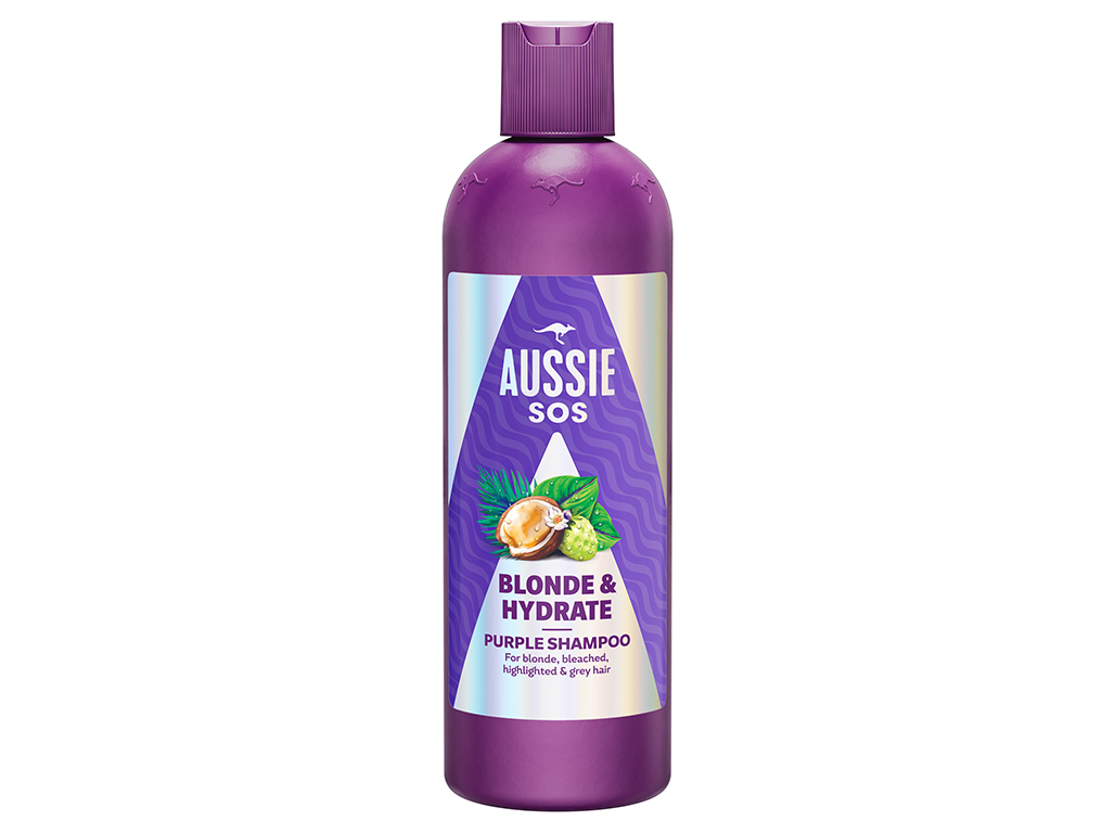 CHAMPÔ ROXO AUSSIE SOS LOIROS E HIDRATAÇÃO 300ML