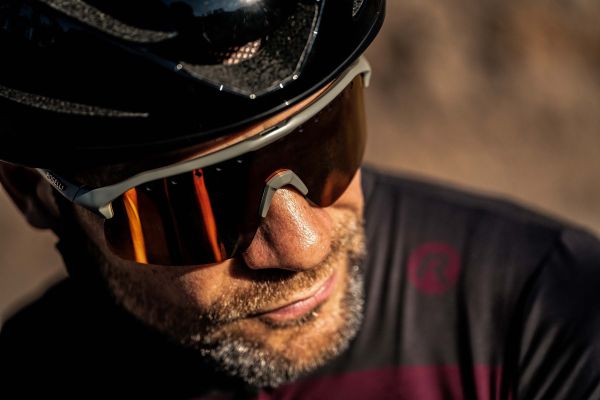 Rogelli Ventro Polarized Cykelbriller, Grey/Bordeaux