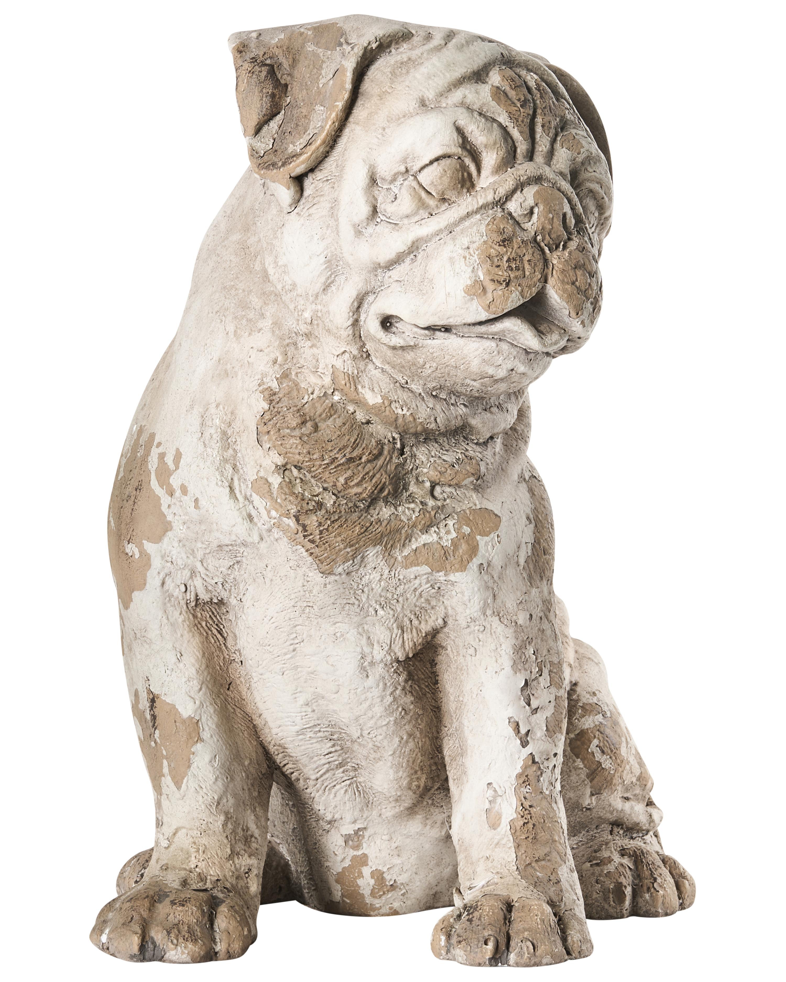 Tuinbeeld SARNANO Hond Beige