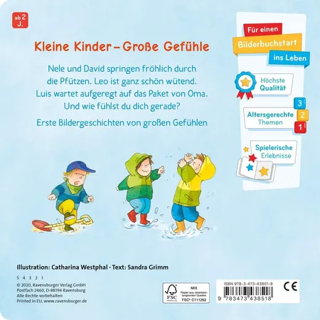 Ravensburger Bist du traurig? Bist du froh? Mein erstes Buch von den Gefühlen