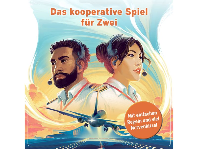 Kosmos Familienspiel Sky Team -DE- Kooperatives Spiel für zwei Personen