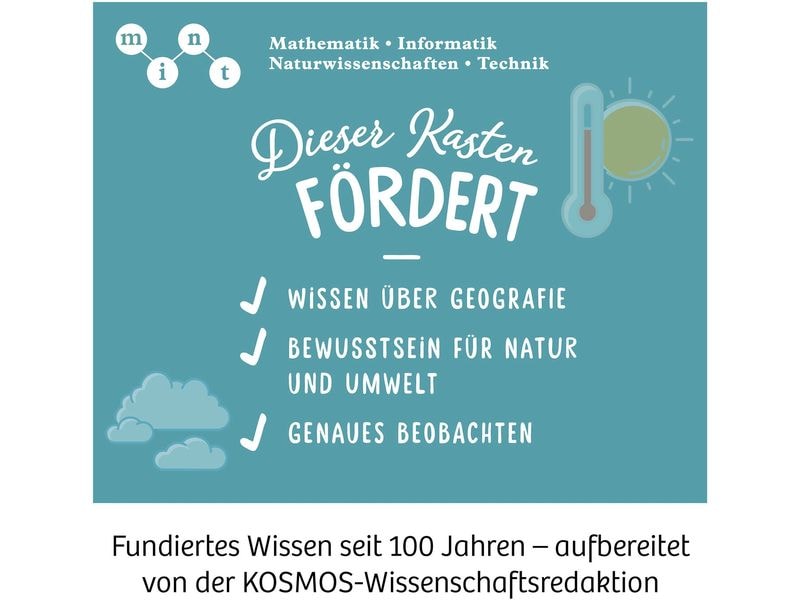 Kosmos Experimentierkasten Wetterstation Set zum Klima- und Wettererforschen