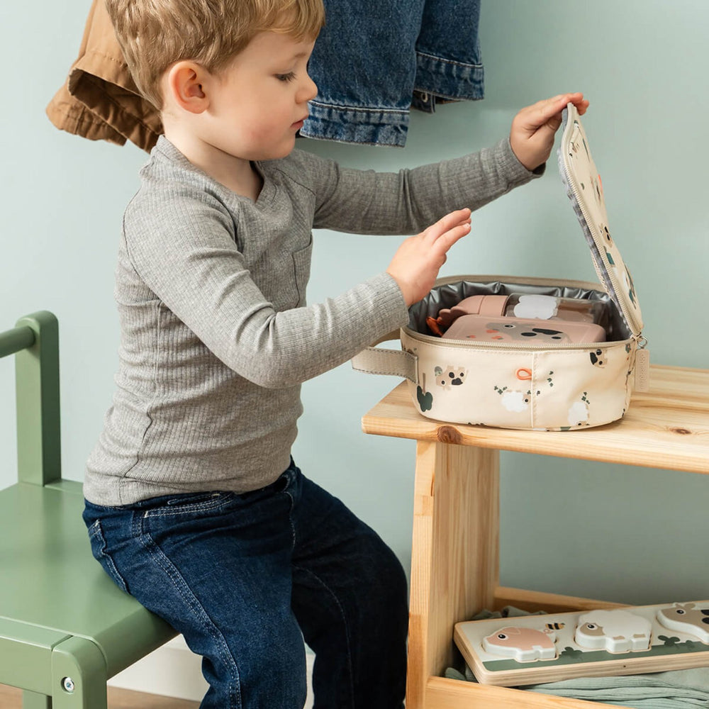 Køb DonebyDeer Sand Tiny Farm Tiny Insulated Frokost Taske