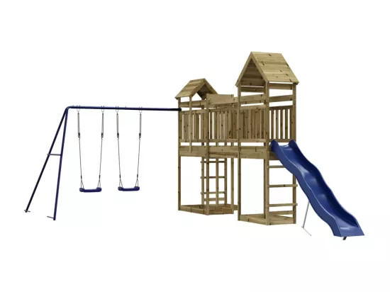 Aire de jeux d'extérieur bois de pin imprégné