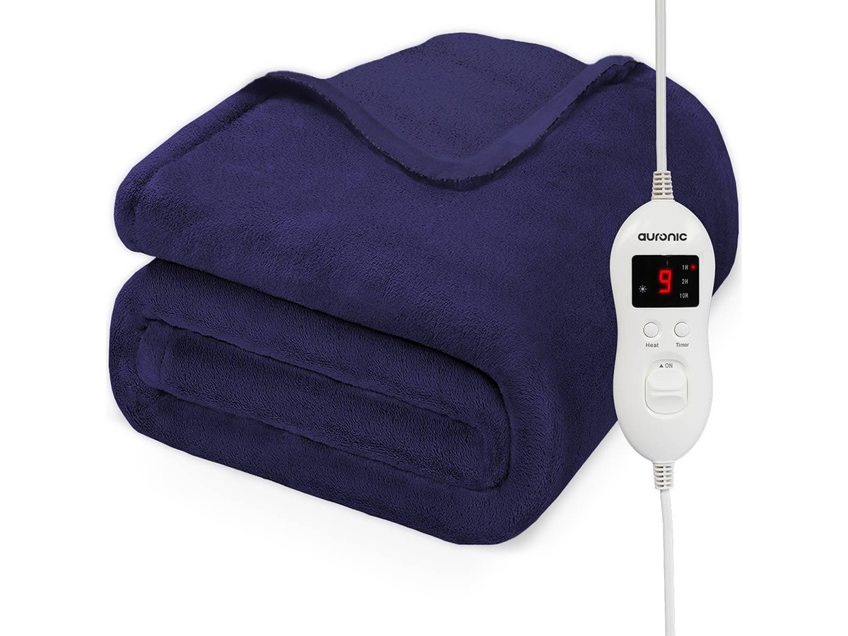 Auronic 2-persoons elektrische deken - Blue