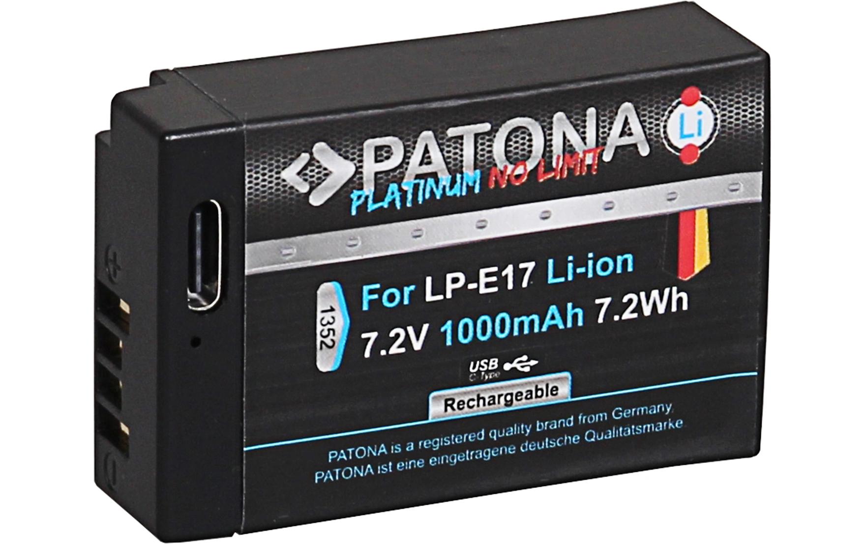Platinum Akku für Canon LP-E17Platinum Batteriesatz für Canon