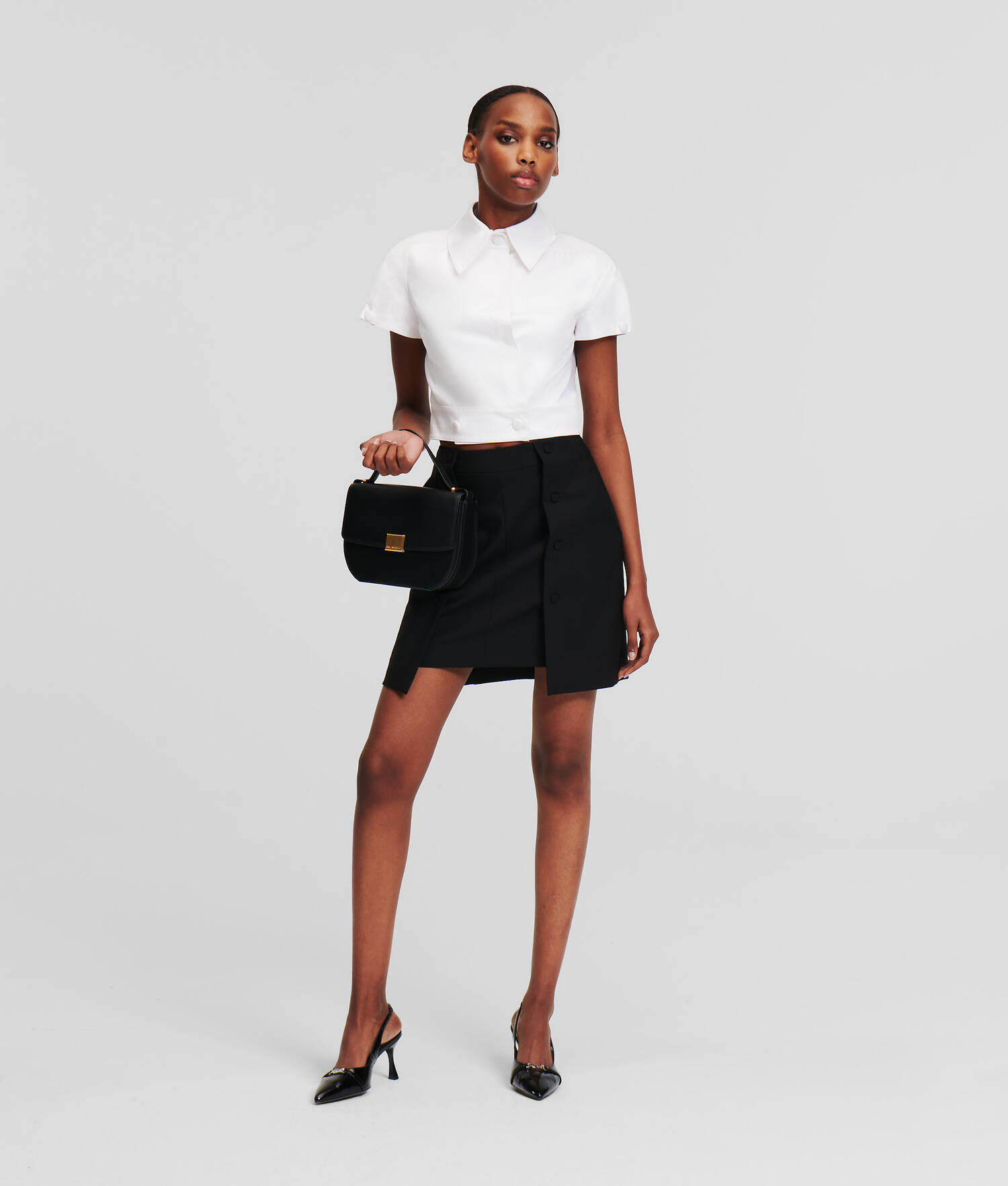 MINI JUPE HABILLÉE KARL ESSENTIALS