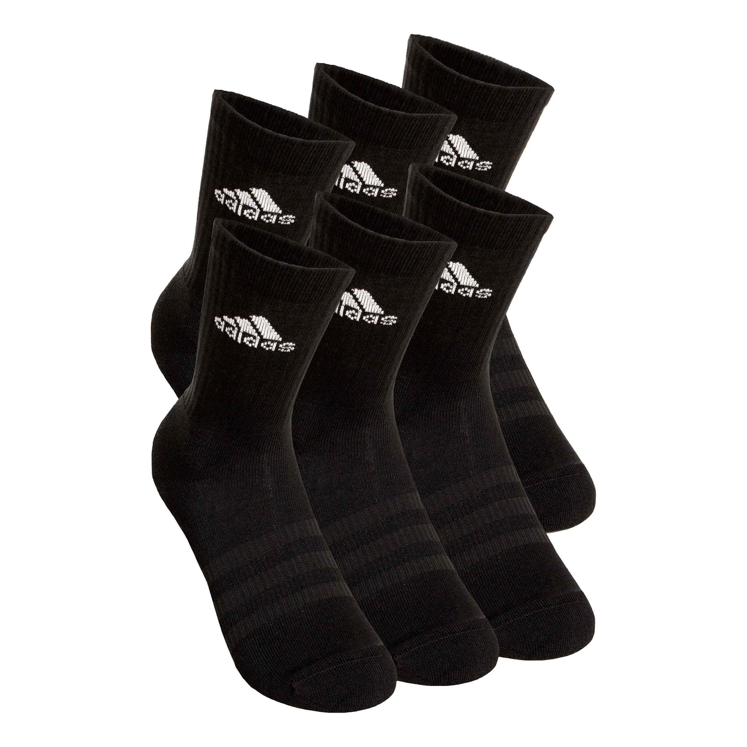 adidas Crew Sportswear Ankle Chaussettes De Sport Pack De 6 - Noir , Blanc
