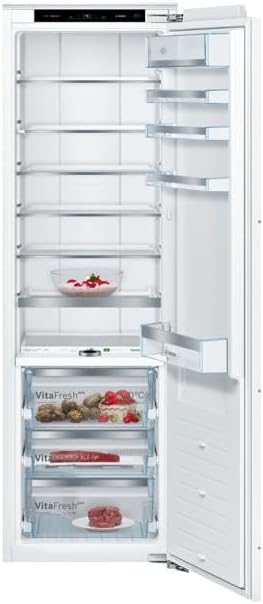 Bosch KIF81PFE0 Serie 8 Einbau-Kühlschrank, 177,5 x 56 cm Nische, 289 L, Flachscharnier, Made in Germany, VitaFresh pro 3x längere Frische, LED-Beleuchtung gleichmäßige Ausleuchtung