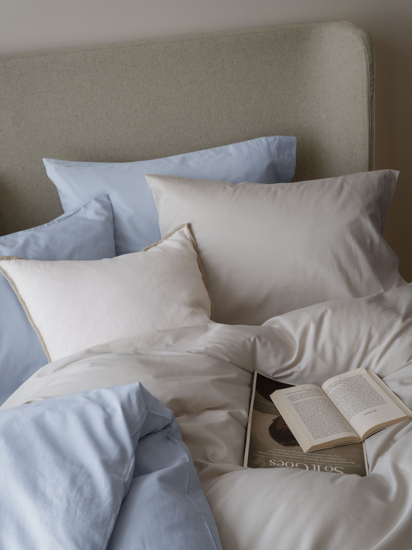 Sengegavl beige - 150 cm
