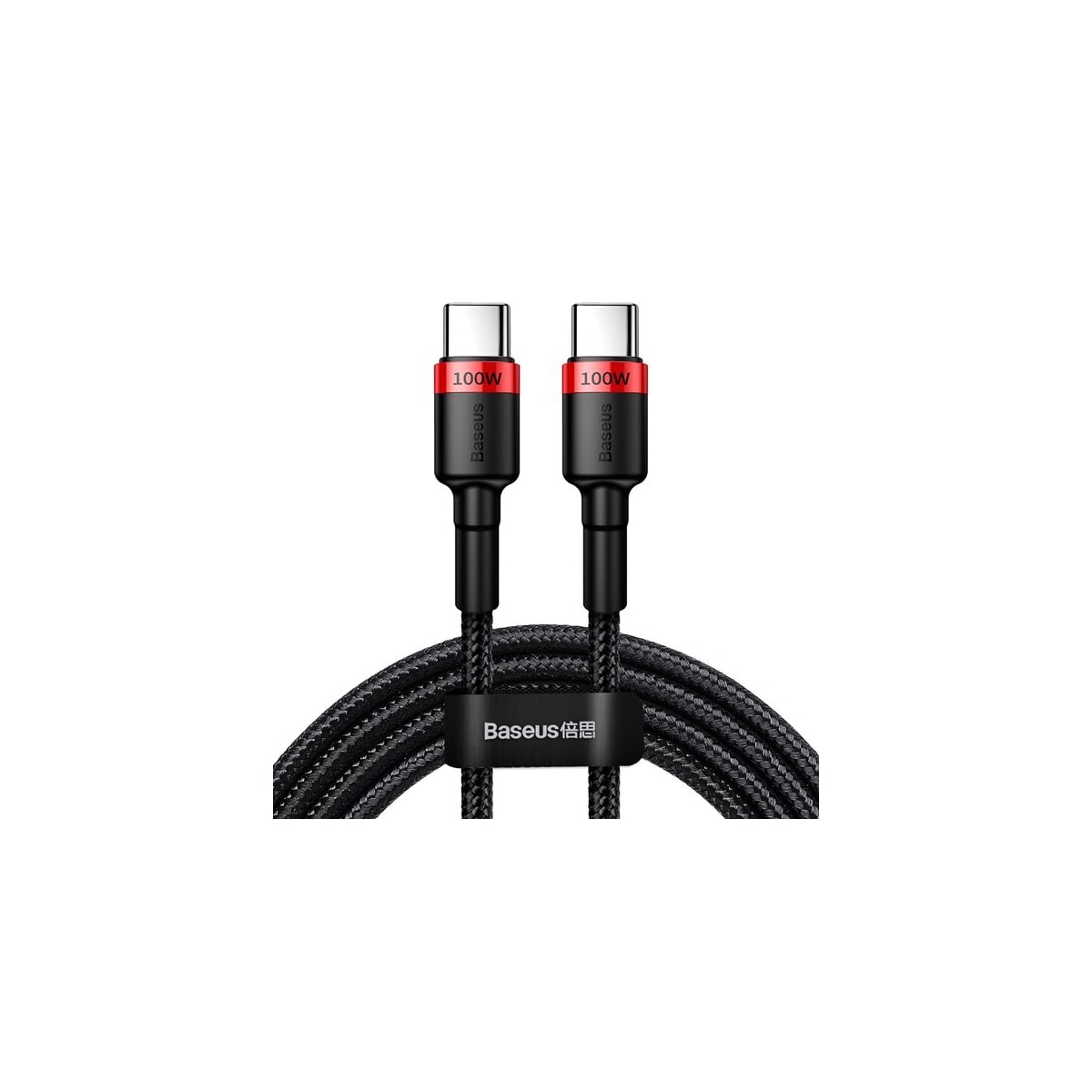 Baseus Cafule PD USB-C - USB-C 100W 5A 2 m Rød/Sort