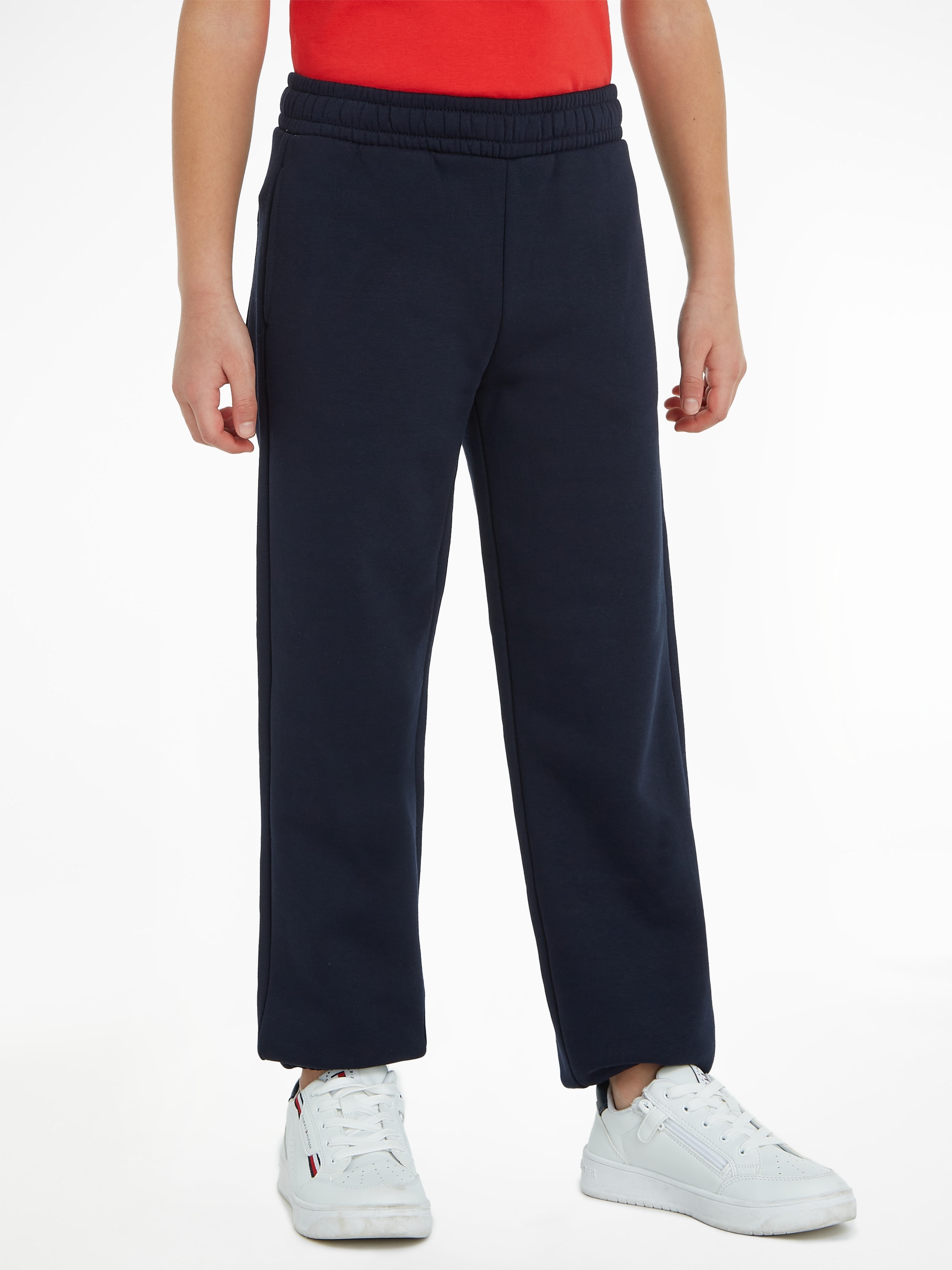 Tommy Hilfiger Sweathose »U TIMELESS FLEECE SWEATPANTS«  Baby bis 2 Jahre, Gummizug Taille &  Beinabschlüsse, Eingrifftaschen