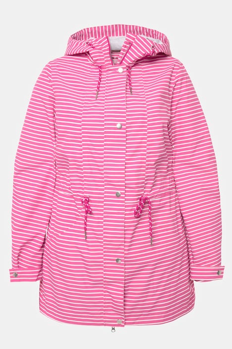 HYPRAR Funktionsjacke, Streifen, wasserdicht, Kapuze