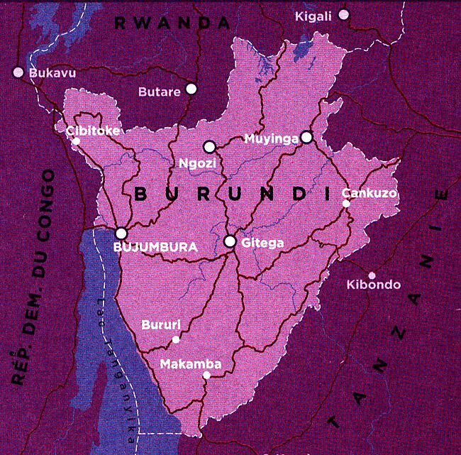IGN - BURUNDI 1 250 000