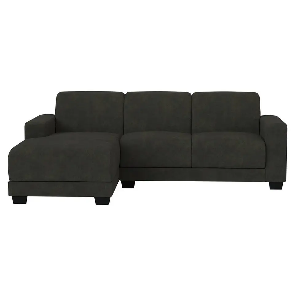 Bank Aberdeen met chaise longue links - Preston - antraciet