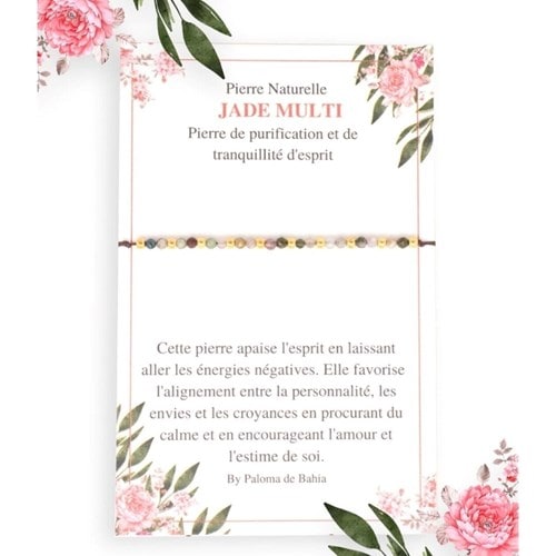 Bracelet jade multi