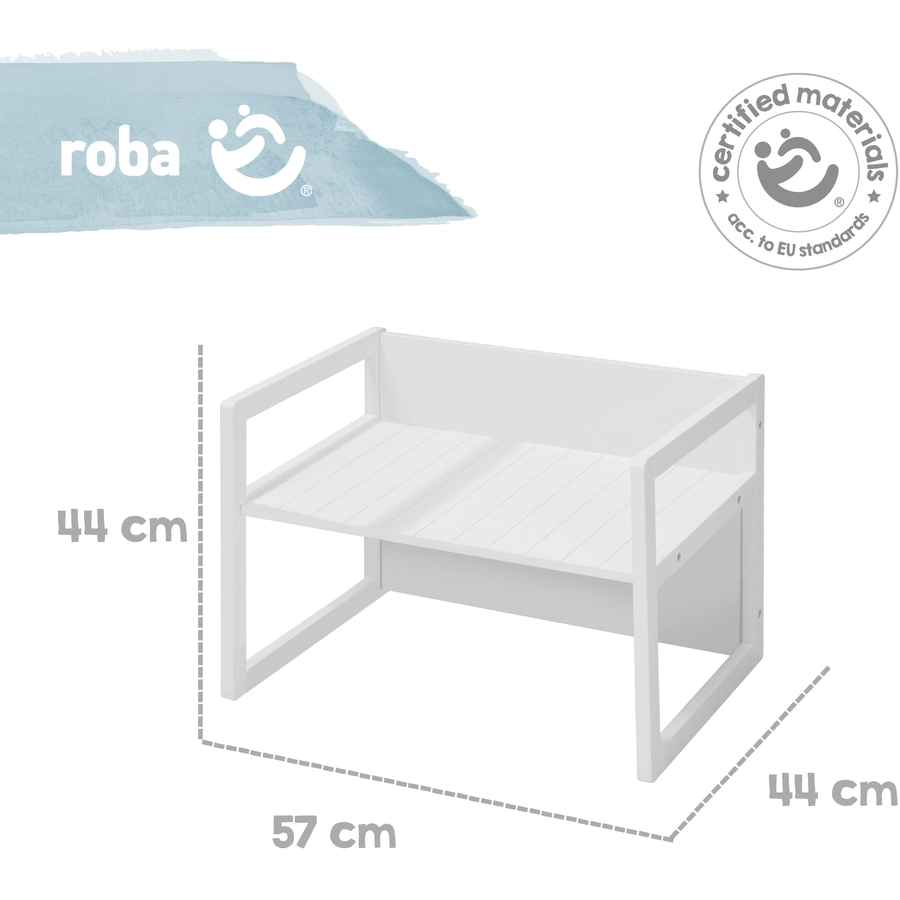 roba SitzbankTisch 2-in-1, weiß