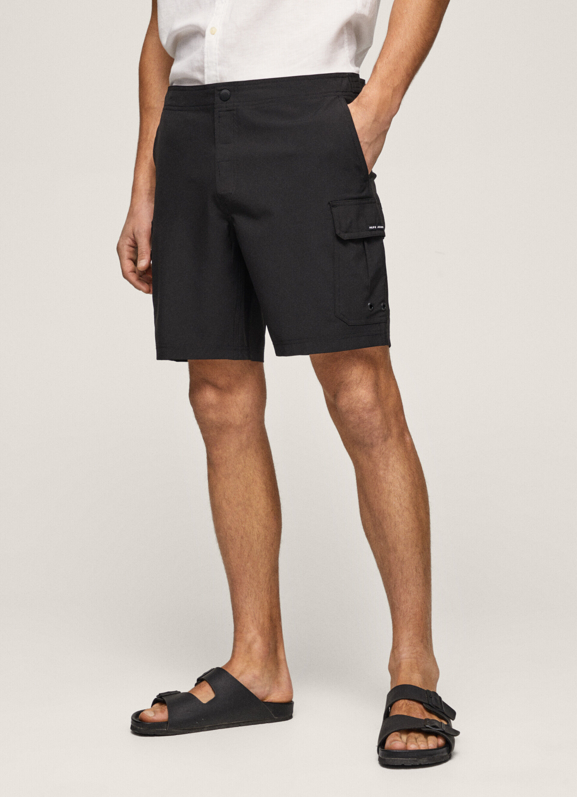 FERGUS CARGO SWIMSUIT BERMUDA - preto