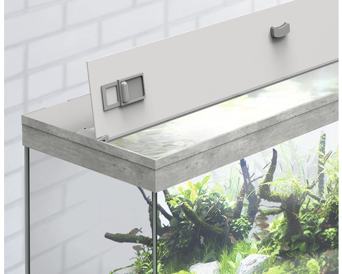 Aquatlantis Splendid 240 aquariumcombinatie inclusief LED-verlichting, filter en steenlookkast