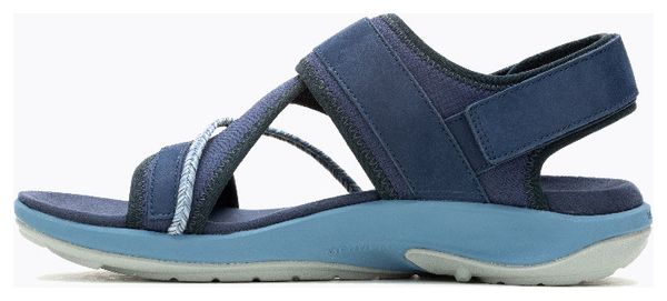 Sandales de Randonnée Femme Merrell Terran 4 Backstrap Bleu