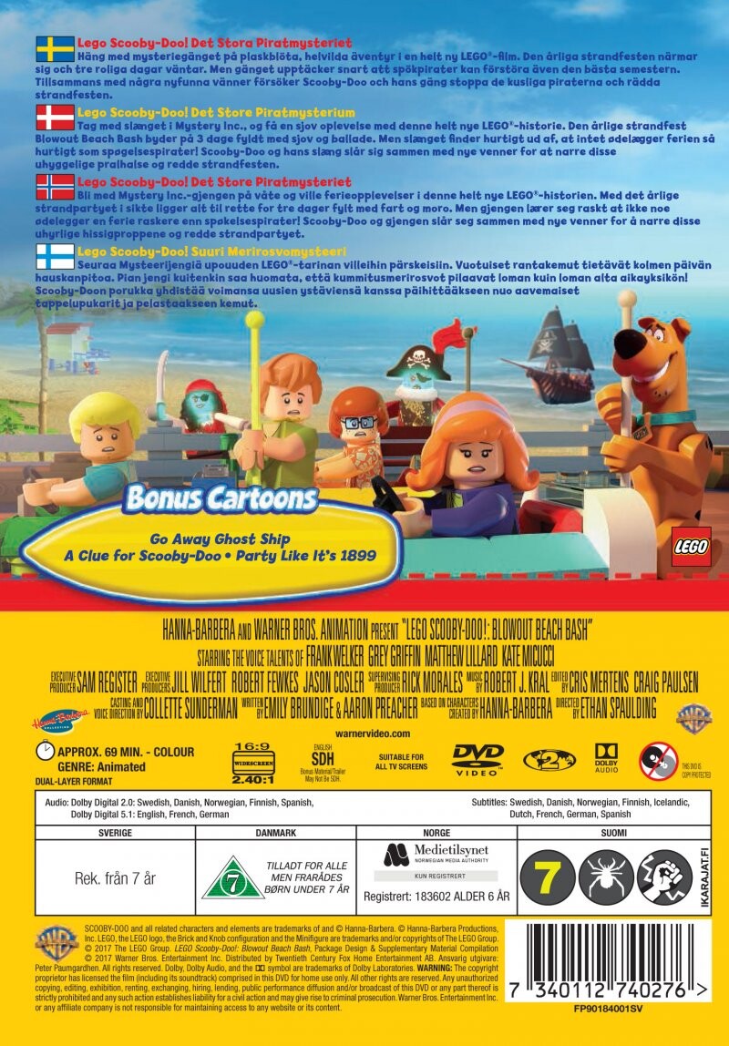 Lego Scooby-Doo: Blowout Beach Bash - DVD
