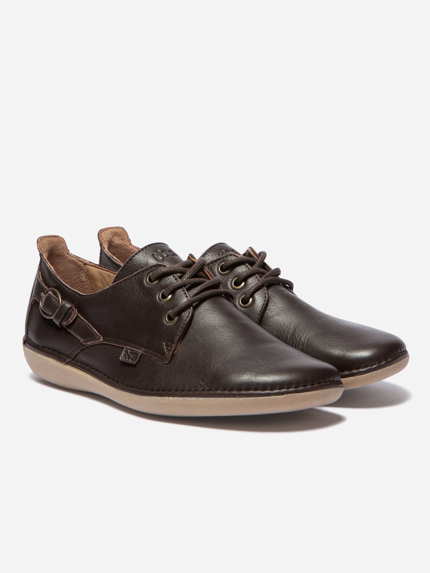 Derbies Femme Eco Conçues Cuir Marron