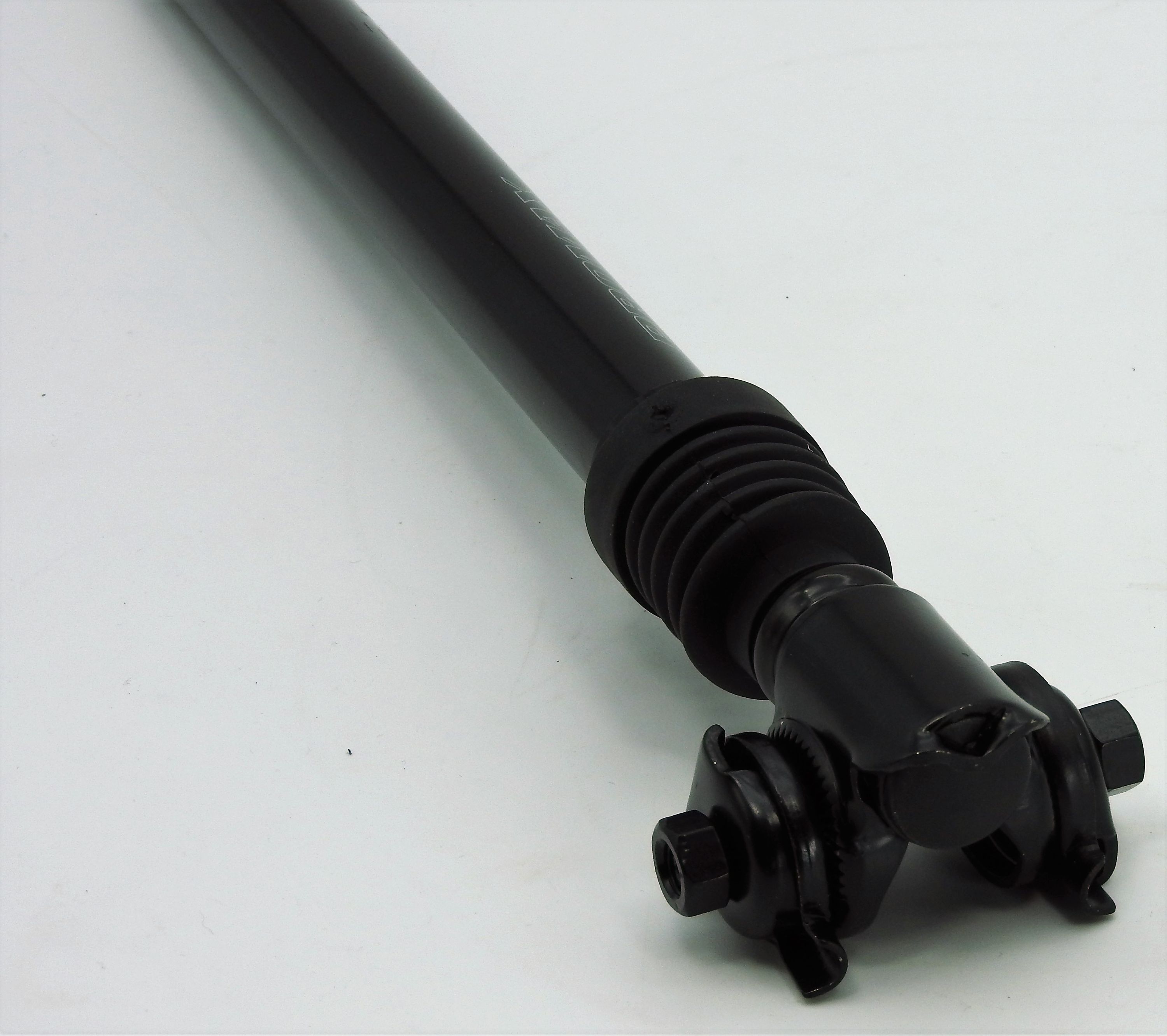 Promax gefederte Sattelstütze 27,0mm mit KLoben schwarz