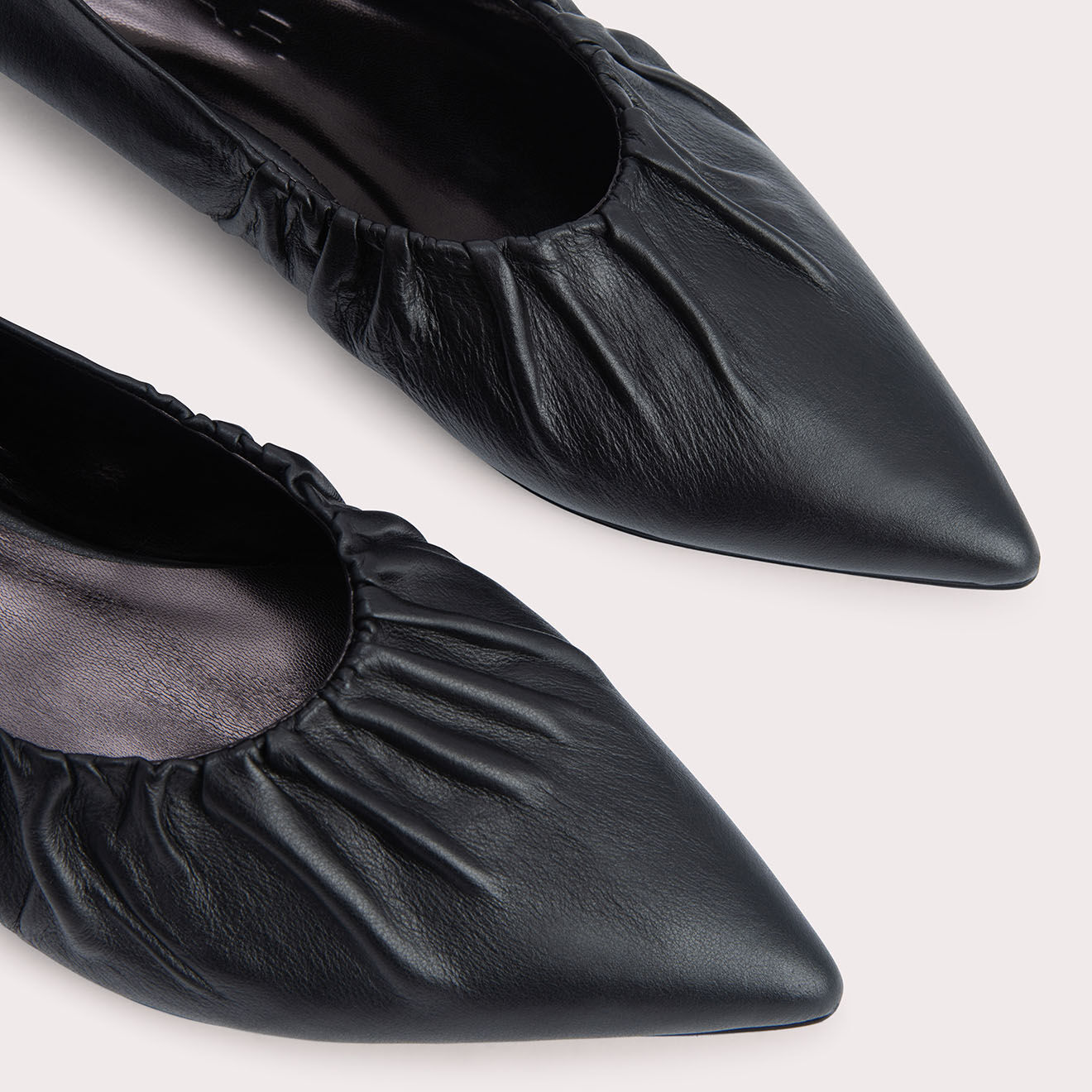 By Far Ballerines en Cuir Regina noires