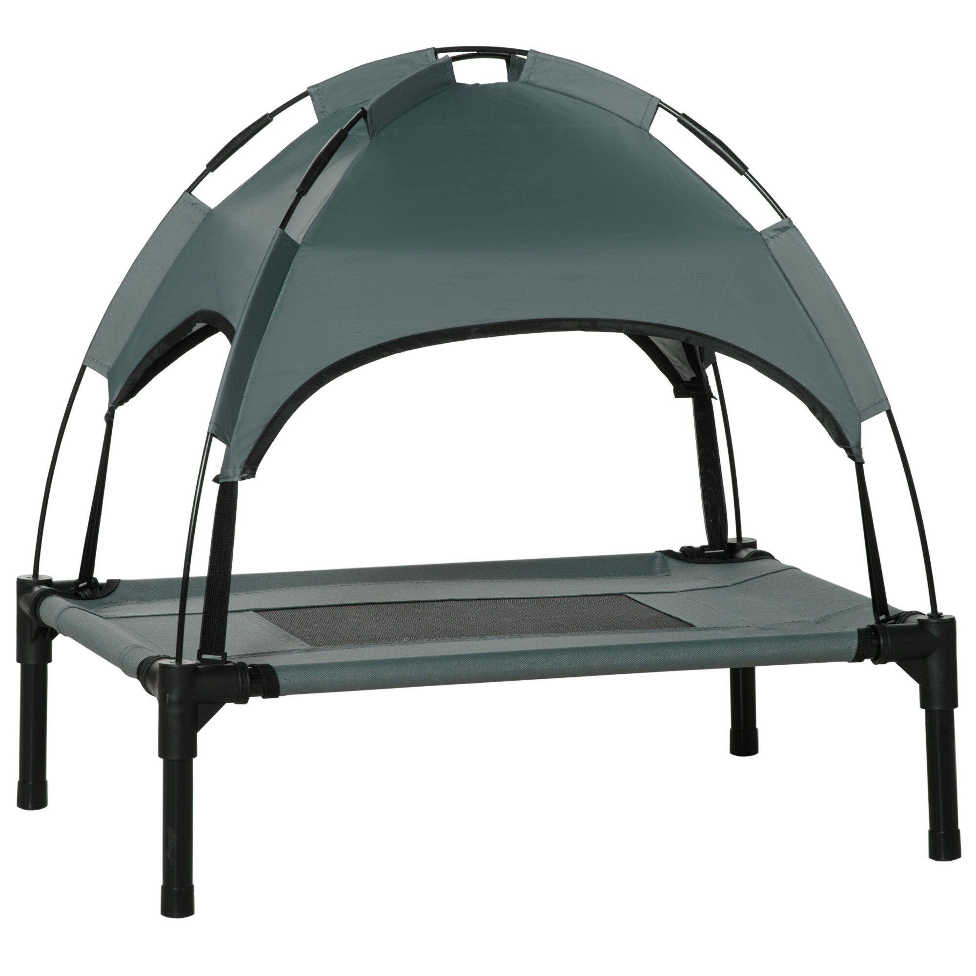 PawHut Haustierbett mit Baldachin L61 x B46 x H61 cm