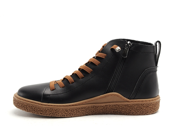 Kokoon boots bottine plates femme faustine noir