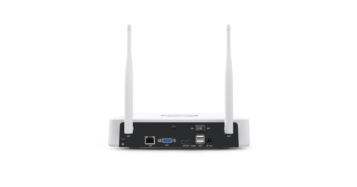 FoscamFN8108W-B4-1T, 2K/3MP 8-kanaals WiFi beveiligingsset beveiligingscamera  (Wit)